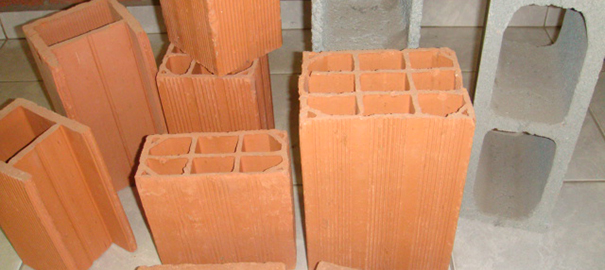 Blocos de concreto e Cerâmicos